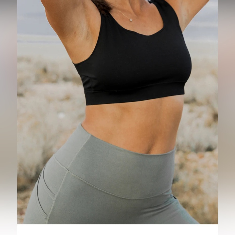 🩶 NEW! • BLANQI • HIGH COMPRESSION POCKET LEGGINGS | XXL - Picture 7 of 12